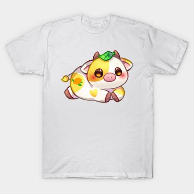 Lemon Cow T-Shirt by Riacchie Illustrations